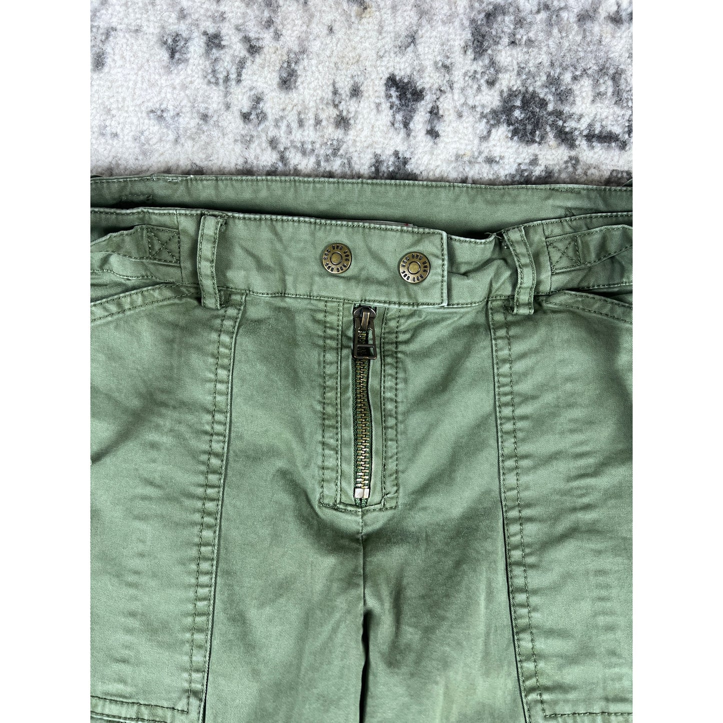 BDG Green Wide Leg Tactical Pants - 6