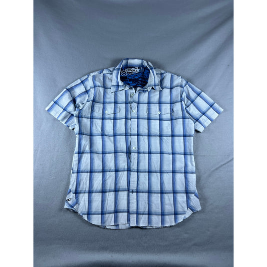 O'Neill Plaid Skate Y2K Shirt - XL