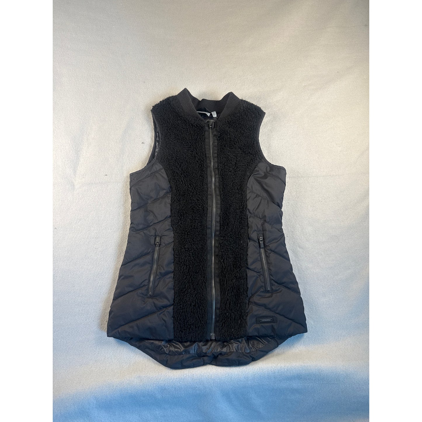 Athleta Quilted Sherpa Fleece Vest - XS