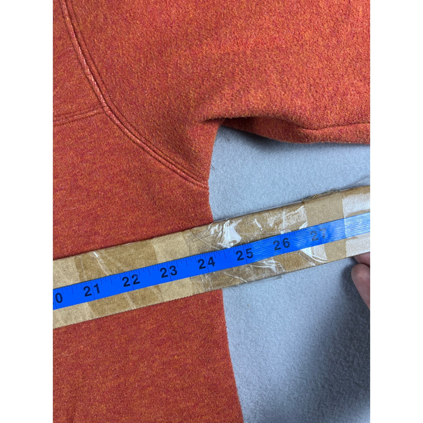 Columbia Orange Quarter Zip Sweatshirt - XL