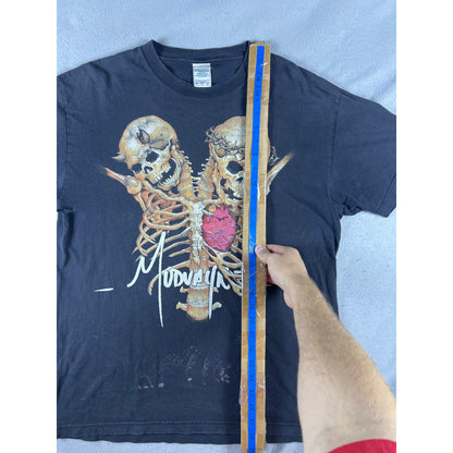 Mudvayne Skeleton Spine Heavy Metal T-Shirt - L