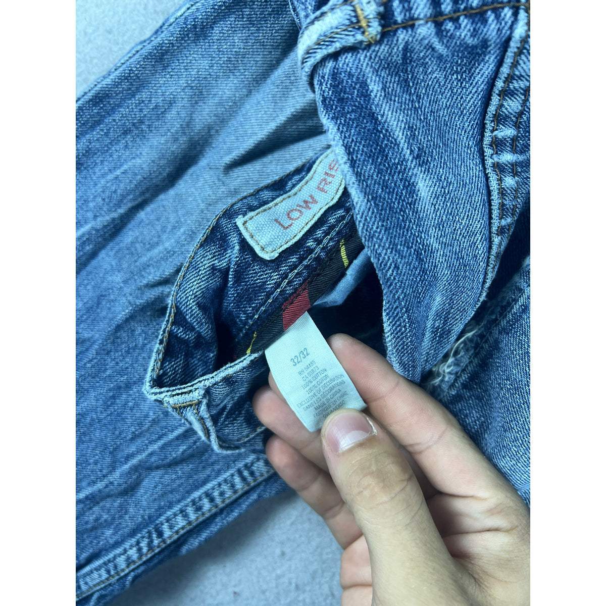 American Eagle Bootcut Low Rise Distressed Jeans - 32x32