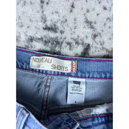 VTG Levi's 515 Women's Denim Shorts Size 8 Low Rise Blue Jean Shorts