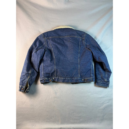 Vintage Levi's Sherpa Lined Denim Trucker Jacket - 40R