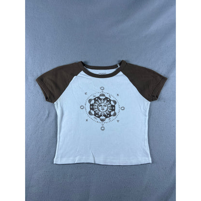 Arizona Jean Y2K Celestial Cropped Top - M