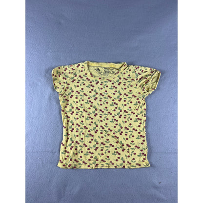 Faded Glory Cherry Print T-Shirt Girls - 7/8