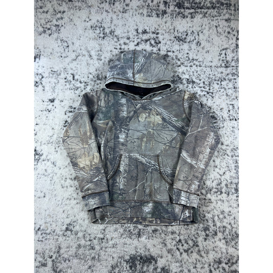 Vintage Ranger Camo Hunting Hoodie - YXL