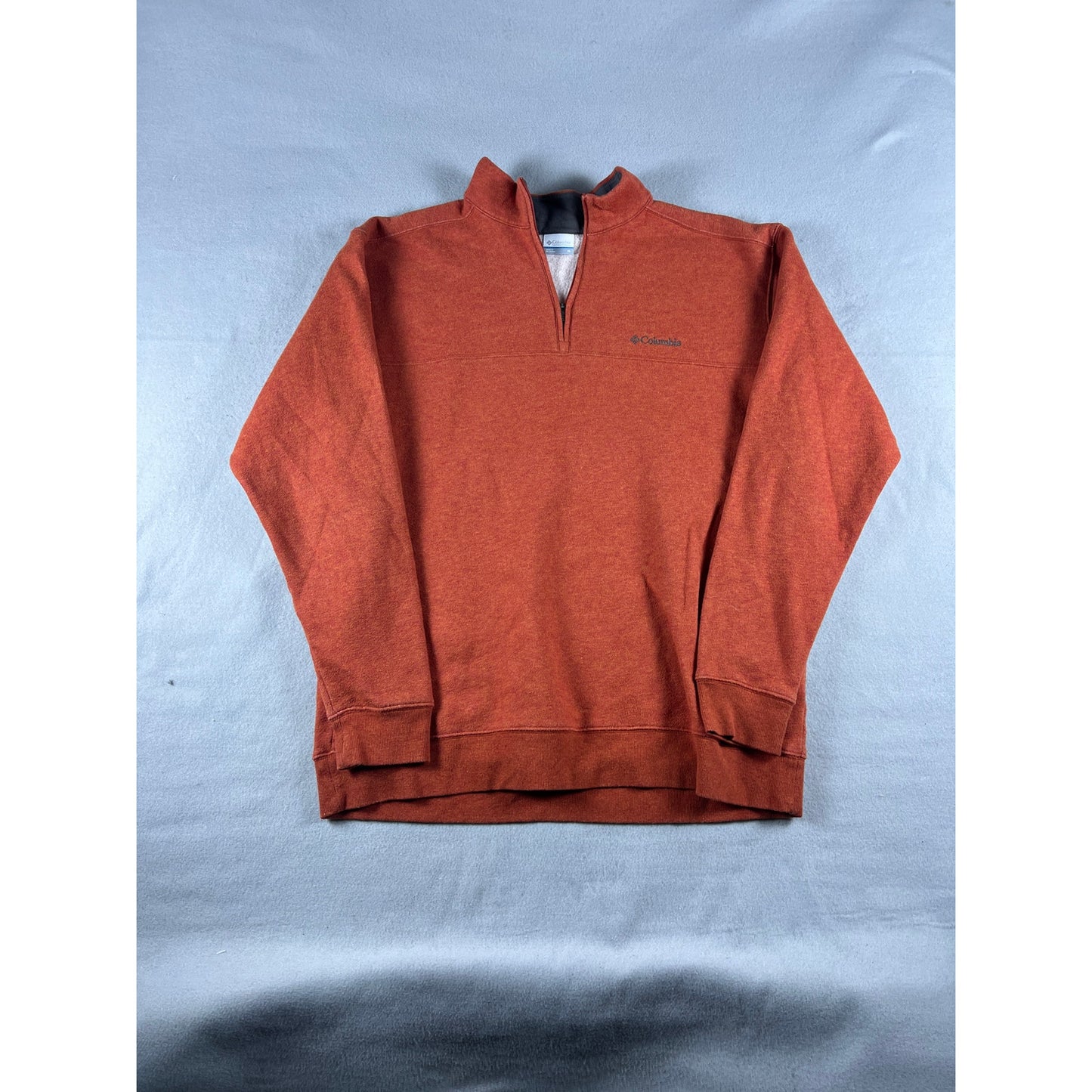 Columbia Orange Quarter Zip Sweatshirt - XL