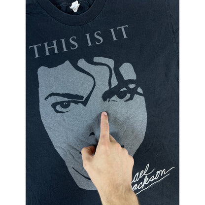 Vintage Michael Jackson This Is It Tour Shirt -vL