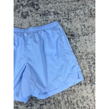 Light Blue Nike Swoosh Shorts - XL