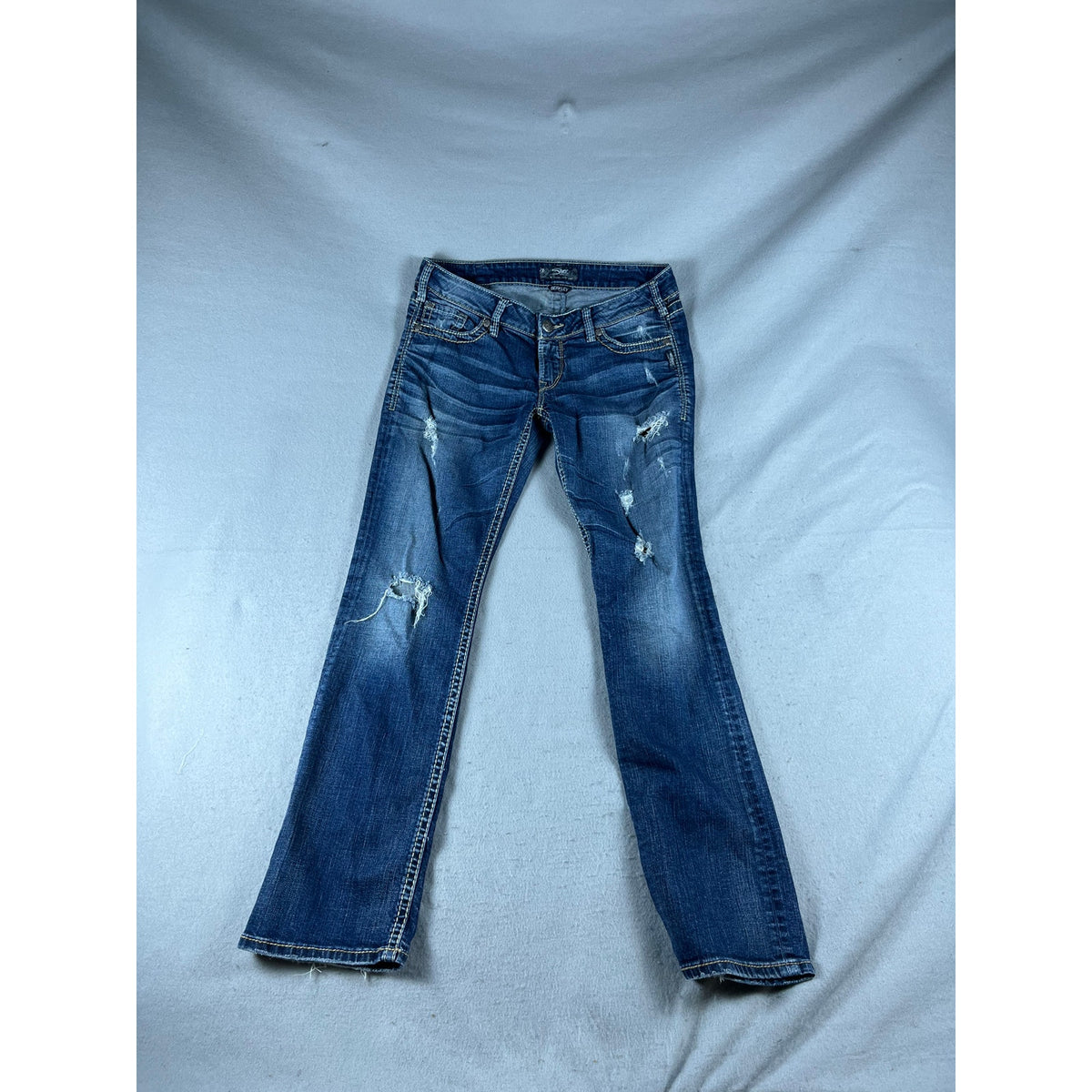 Silver Berkley Bootcut Low Rise Jeans Womens - 34x31