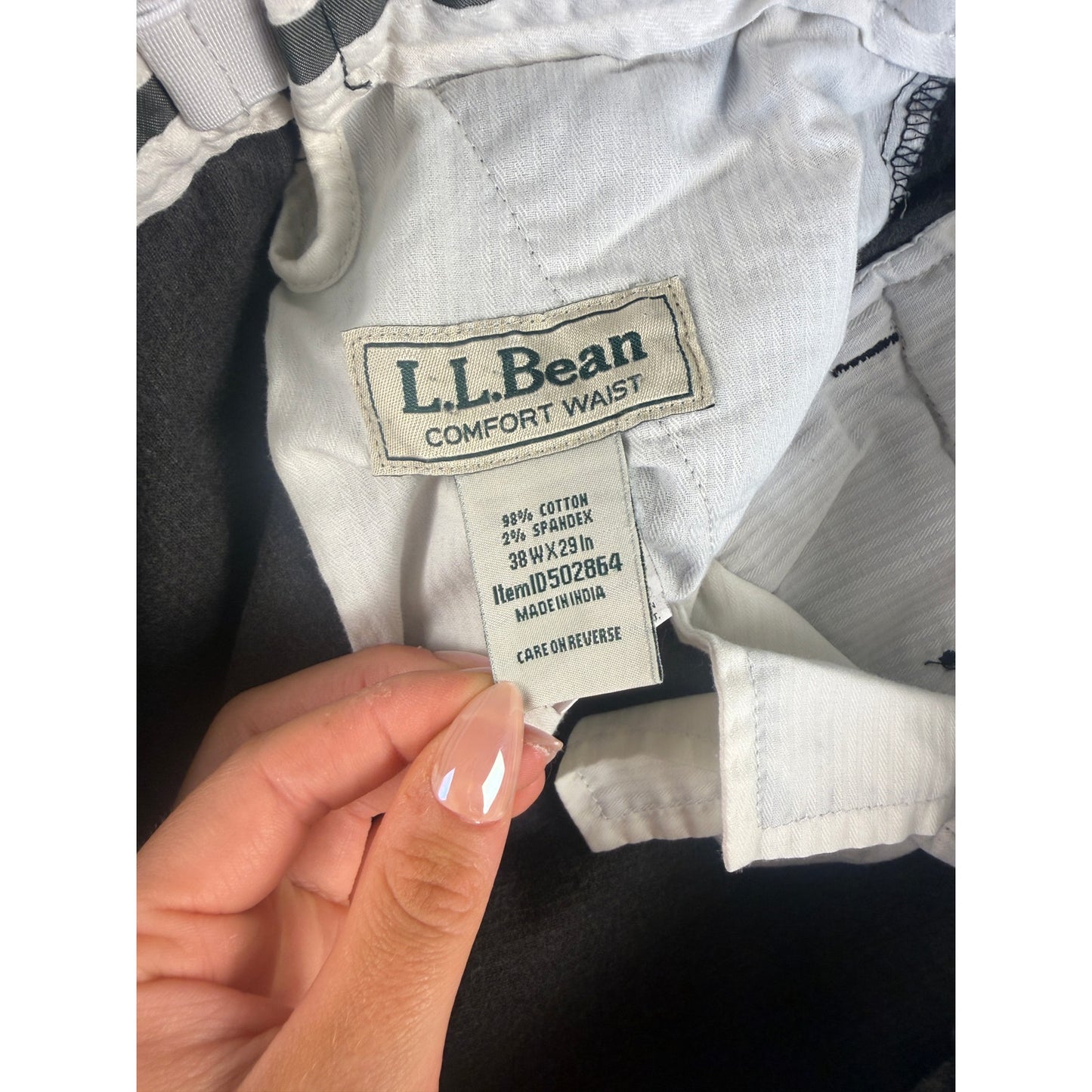 LL Bean Comfort Waist Pants - 38x29