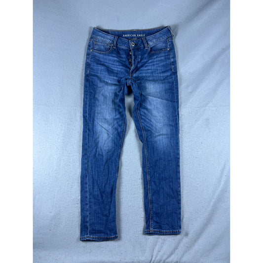 American Eagle Straight Leg Slim Jeans Womens - 8