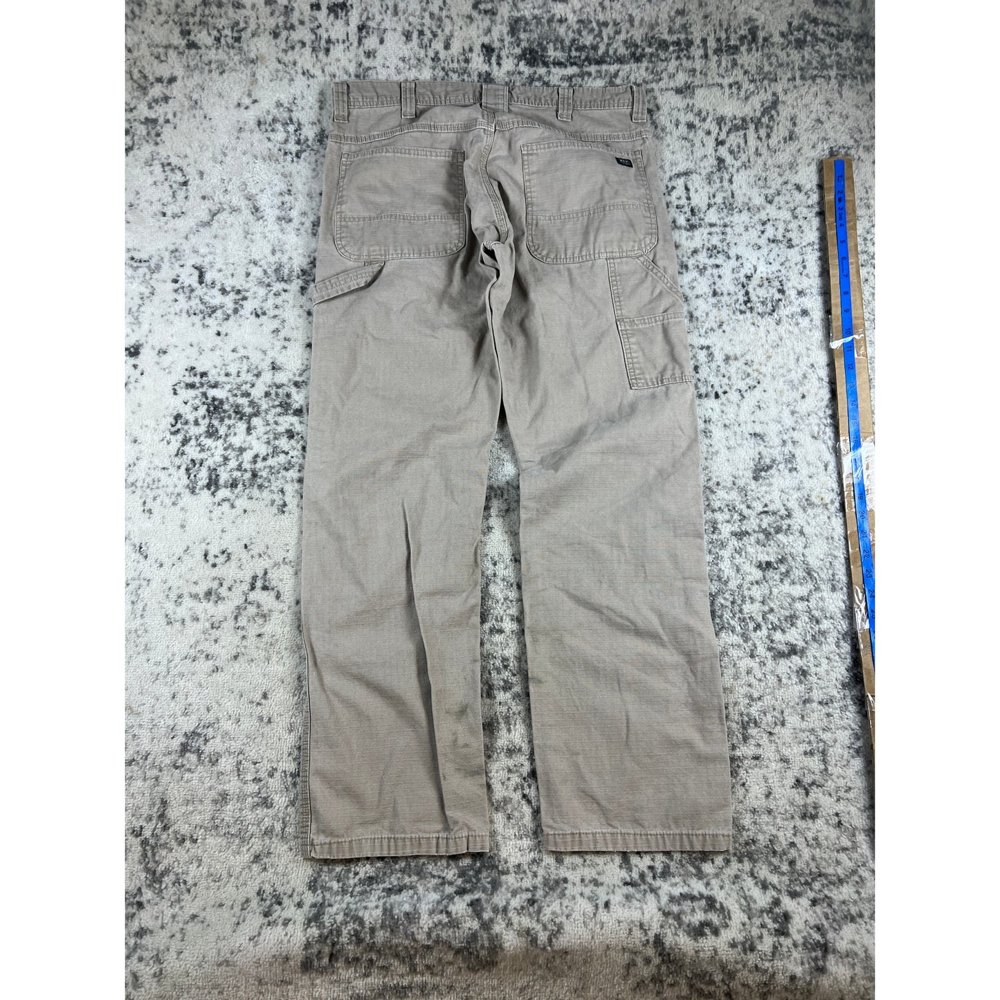 Vintage Key Double Knee Tan Carpenter Pants - 34