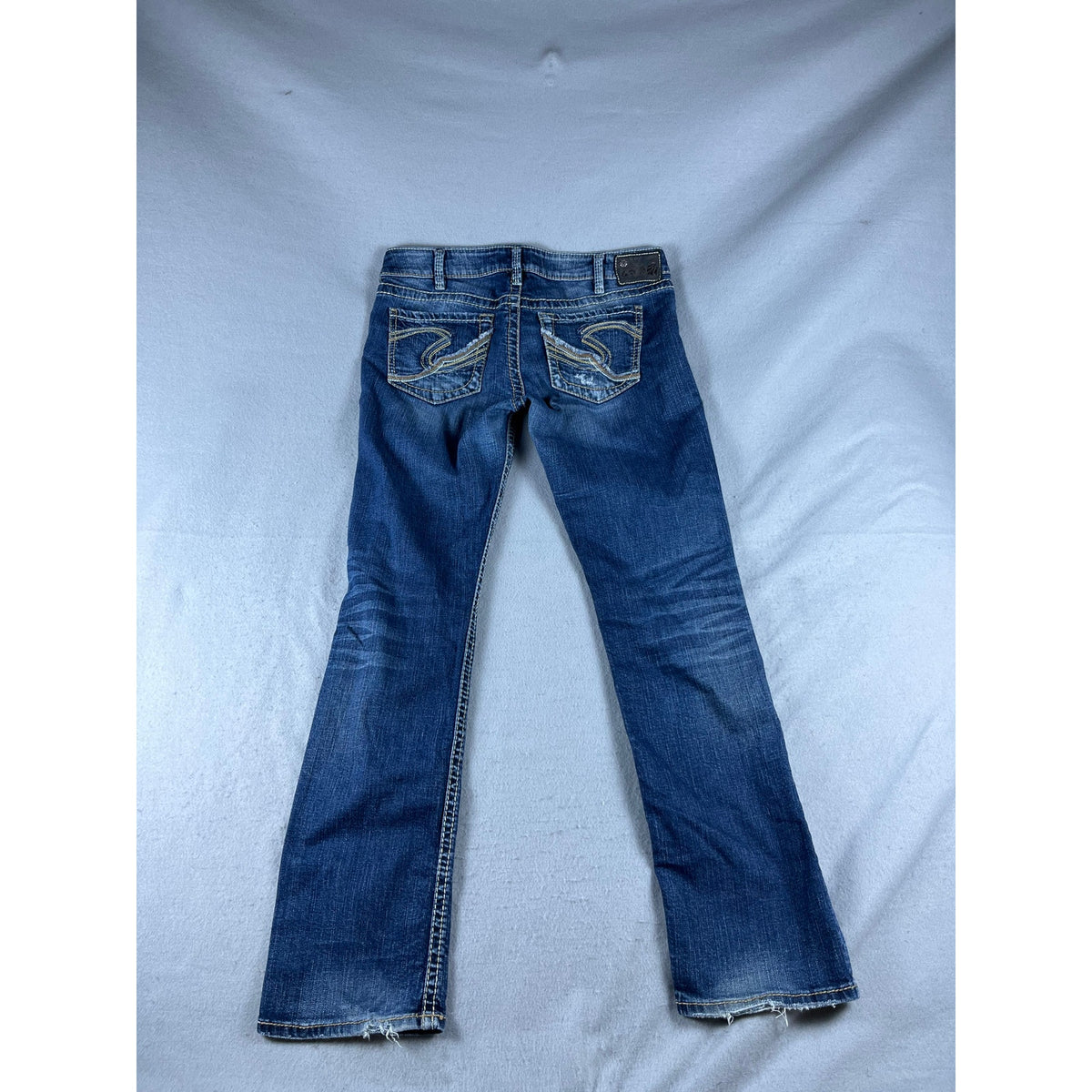 Silver Berkley Bootcut Low Rise Jeans Womens - 34x31