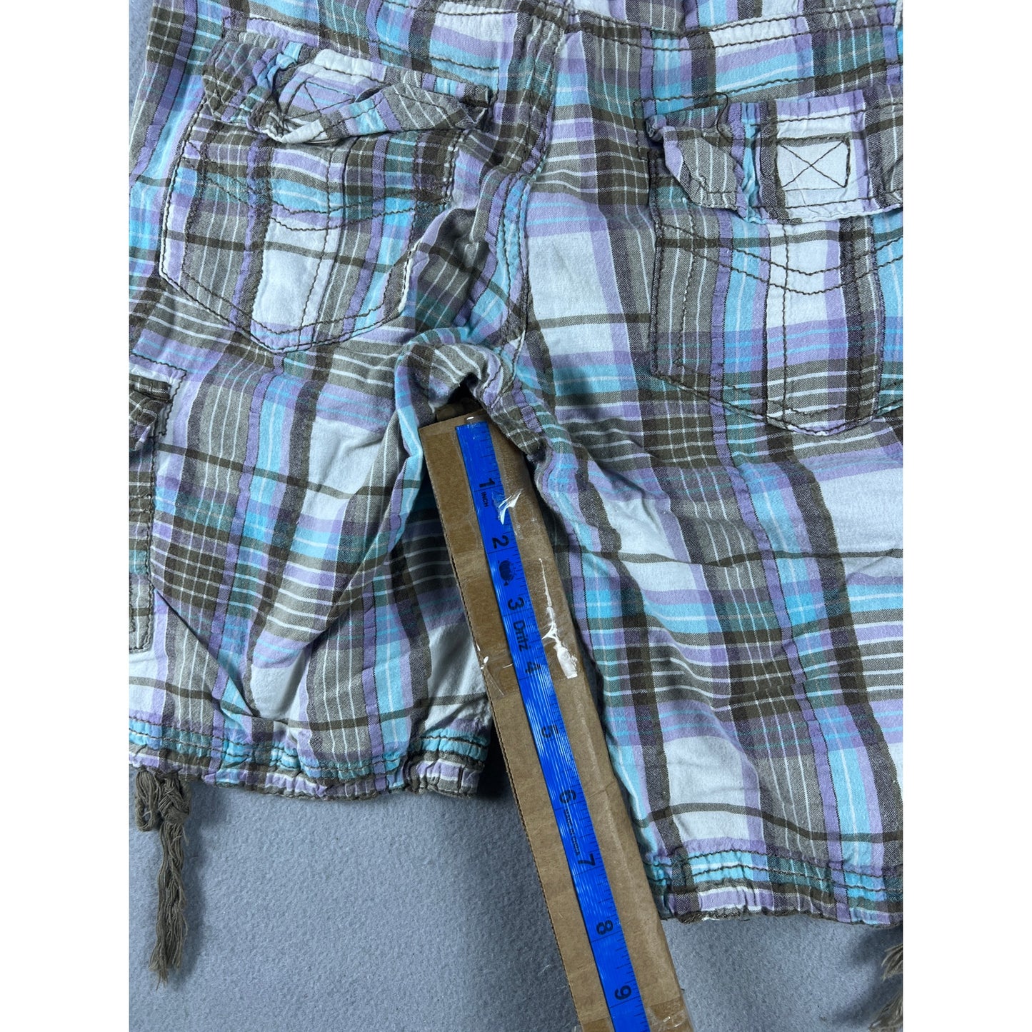 Unionbay Plaid Cargo Shorts - 10