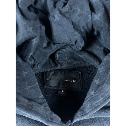 Hurley Spellout Hoodie Mens - L