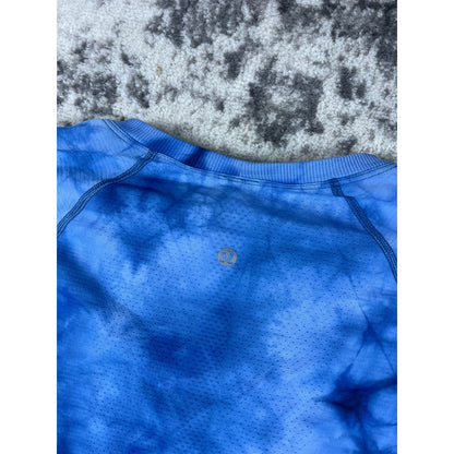 Lululemon Blue Swiftly Tech Marbel Top - 8