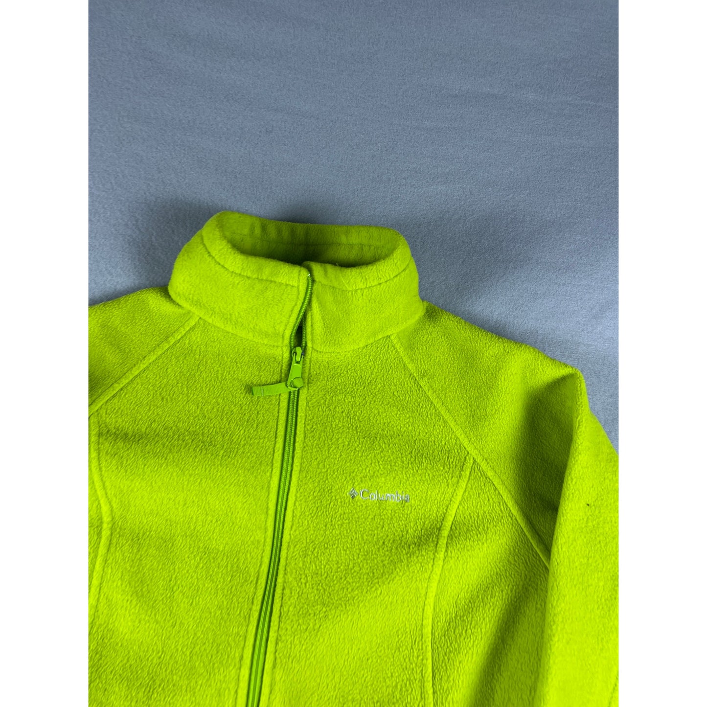 Columbia Green Fleece Full Zip Jacket - L