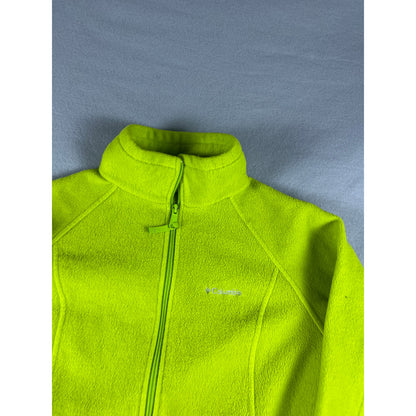 Columbia Green Fleece Full Zip Jacket - L