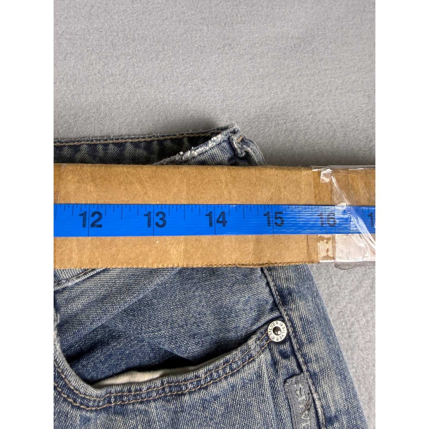 Silver Capri Jeans Womens - 31