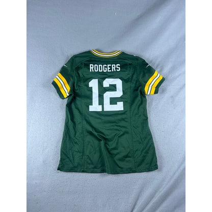 Green Bay Packers Aaron Rodgers #12 Jersey Womens - M