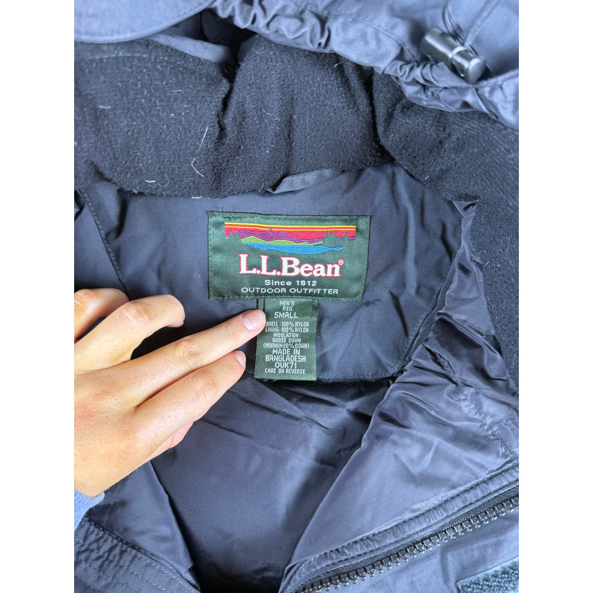 LL Bean Down Insulated Jacket - S
