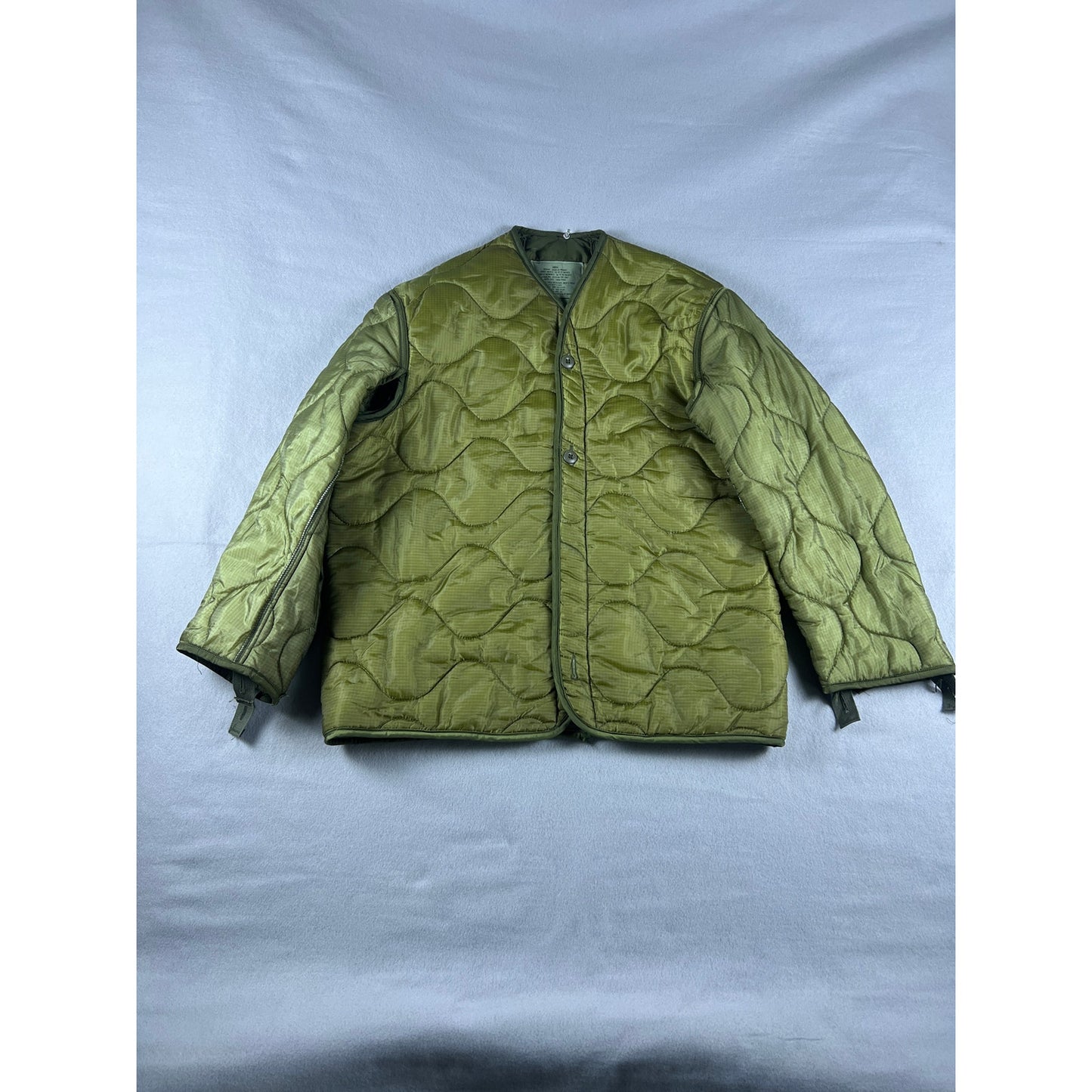 Vintage US Military M-65 Field Jacket Quilted Liner Unisex - S