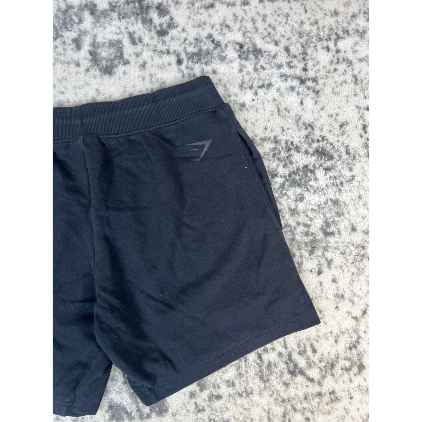 Black Gymshark Cotton Sweat-shorts - M