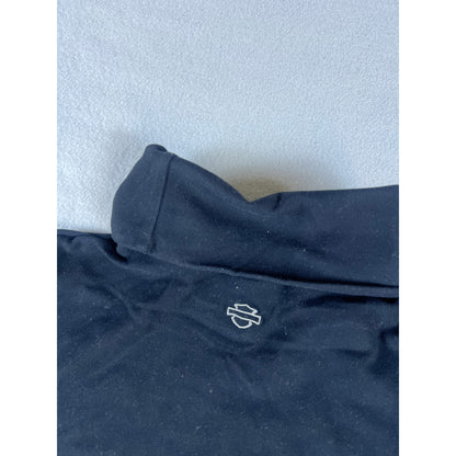 Black Harley Davidson Thermal Mock Neck - L