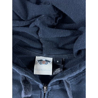Black Harley Davidson Zip Hoodie - S