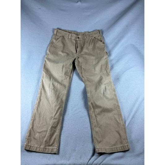 Carhartt Relaxed Fit Straight Twill Dungaree Pants - 38x32