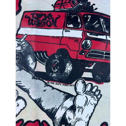 Vintage 1973 Rat Fink Ed Roth Keep on Truckin Tee - M