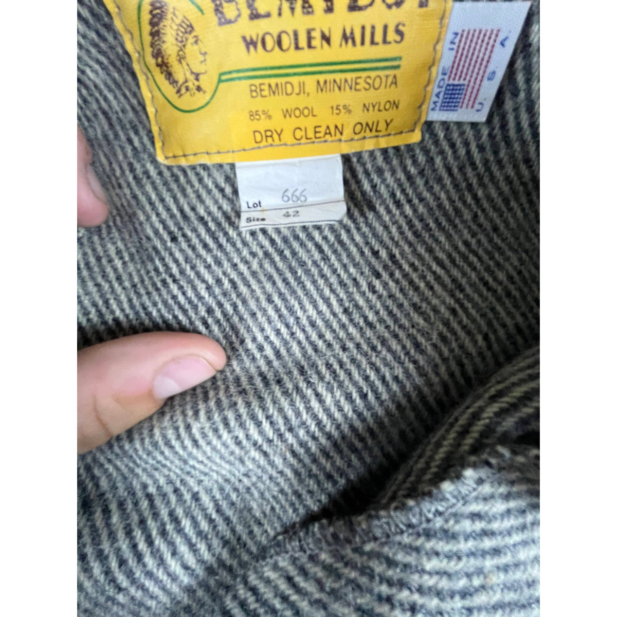 Vintage Bemidji Wool Tweed Heavyweight Jacket - 42