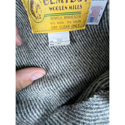 Vintage Bemidji Wool Tweed Heavyweight Jacket - 42