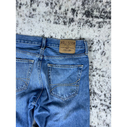 Y2k Denim Blue Hollister Straight Leg Jeans - 30