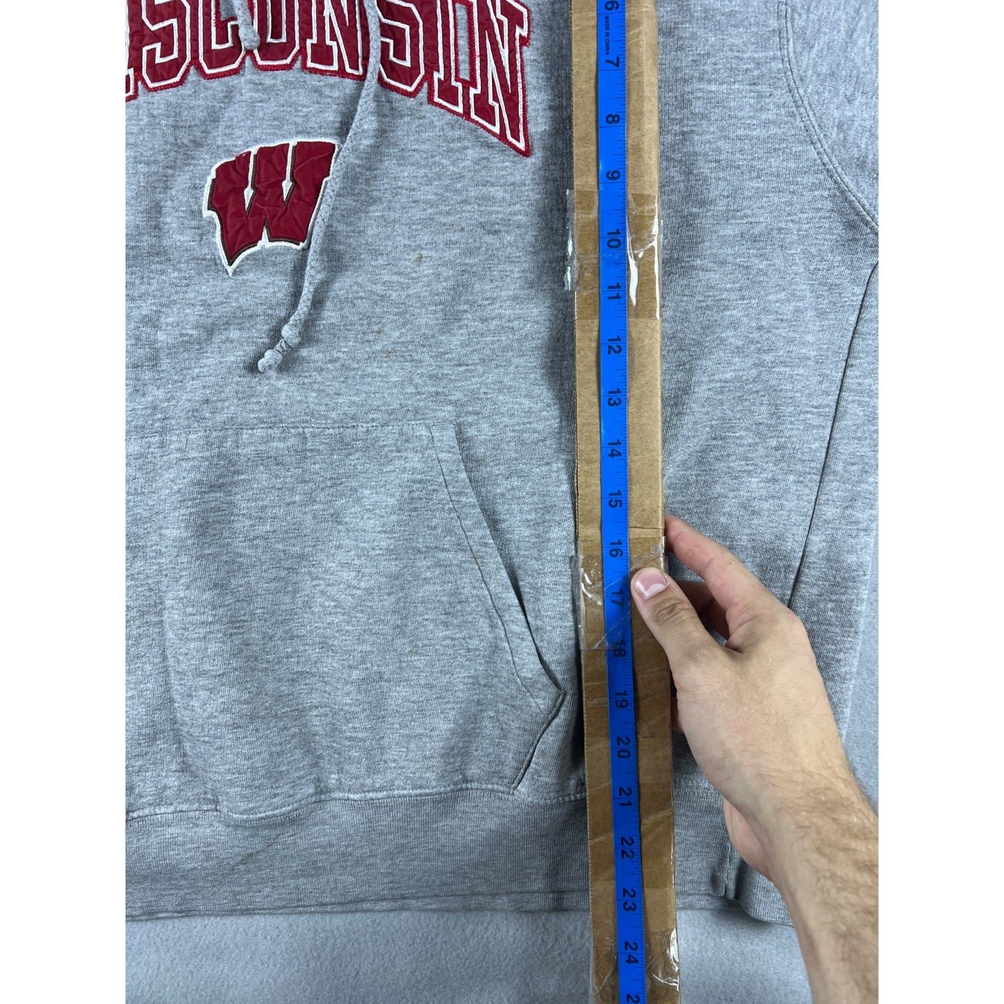 Vintage Wisconsin Badgers Sweatshirt Hoodie - L