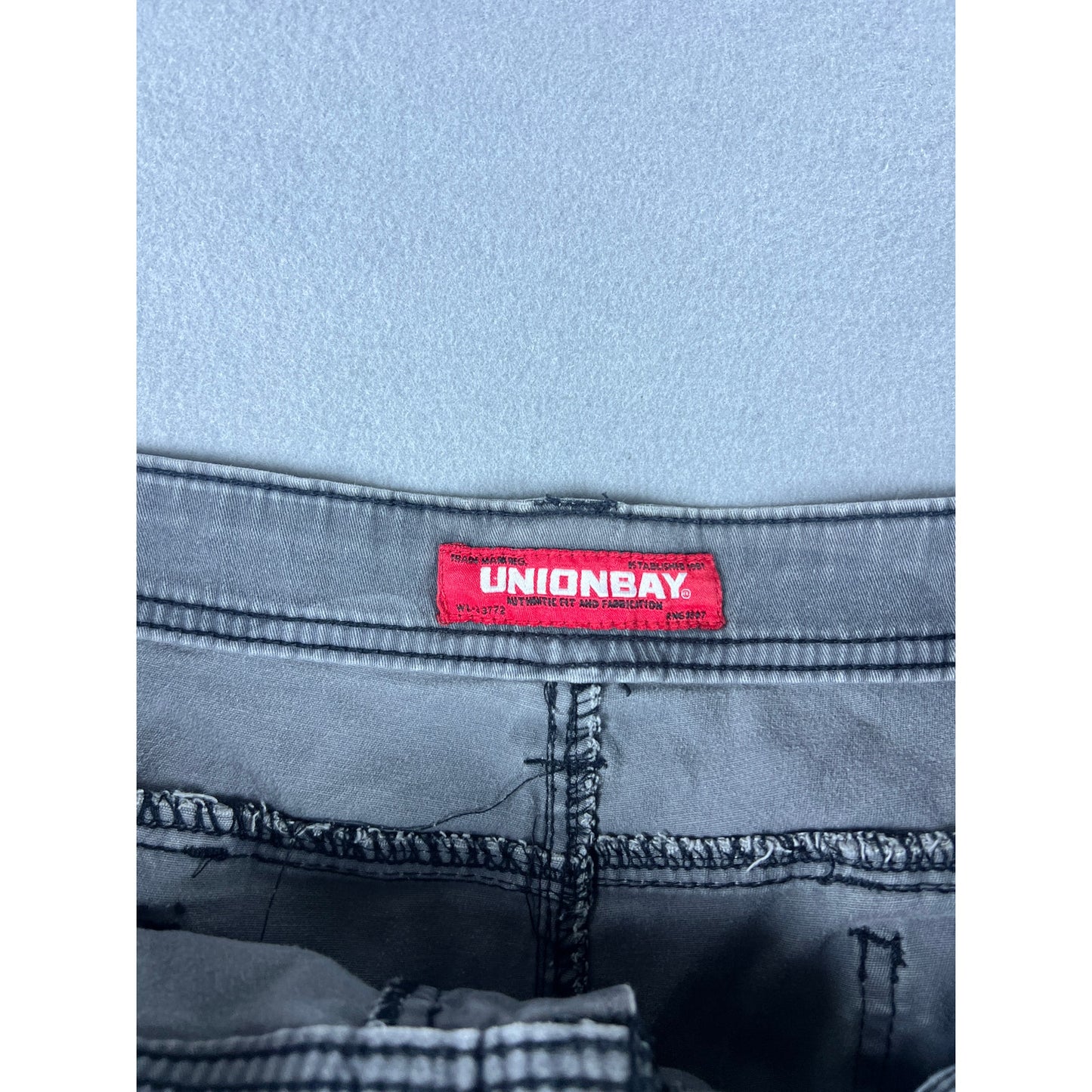 Union Bay Grey Camo Cargo Shorts - 38
