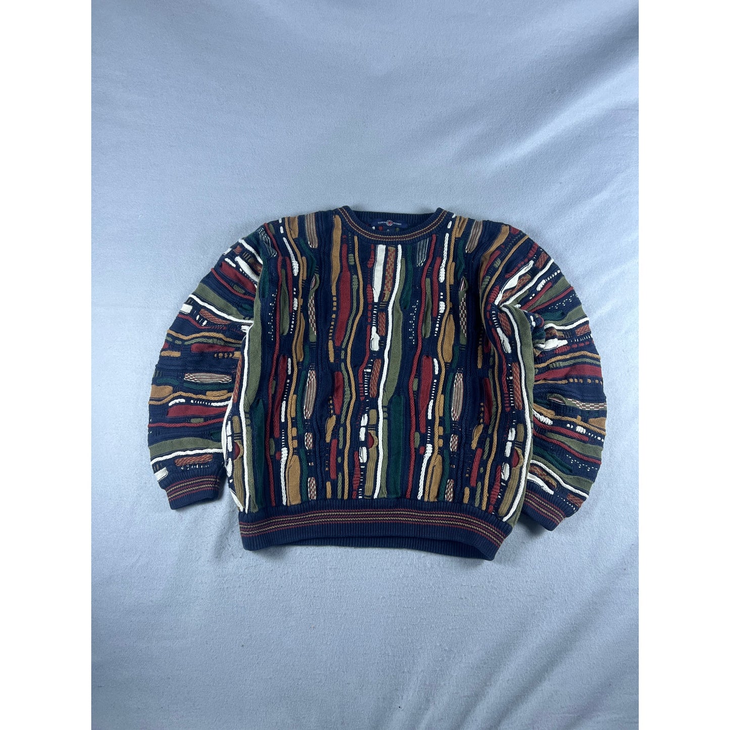 Vintage Cotton Traders 3D Knit Coogi Sweater - XL