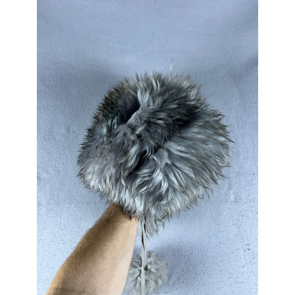 Vintage Tuscany Lambskin Fur Trapper Hat - OS