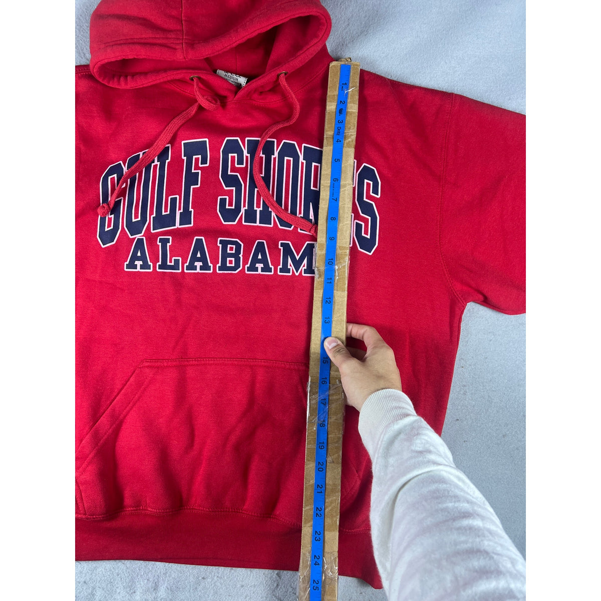 Gulf Shores Alabama Spellout Hoodie - M