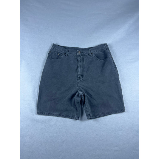Vintage Route 66 Denim Shorts - 32