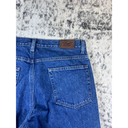 Vintage LL Bean Flannel Lined Jeans - 32x29