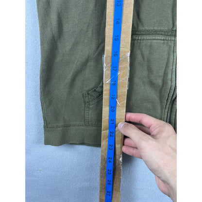 Vintage Green Columbia Full Zip Hoodie - YL